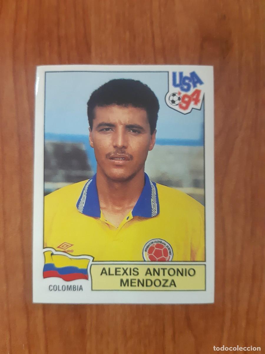 Cromos de Futebol: N&deg;57 Alexis Antonio Mendoza (Colombia) Mundial USA 94 PANINI. Nunca pegado