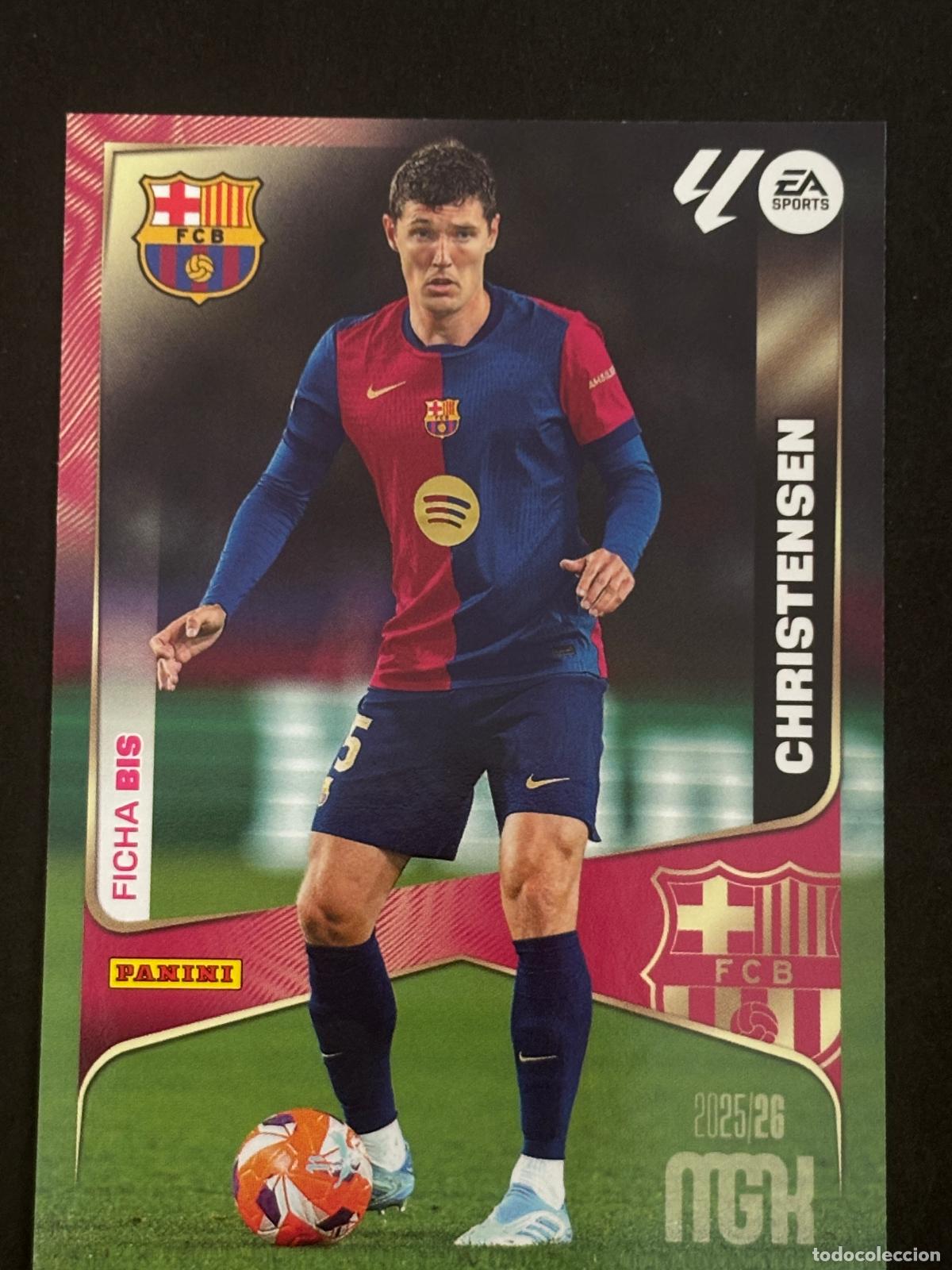 Football Stickers: 79BIS CHRISTENSEN BARCELONA 2&ordf; EDICI&Oacute;N MEGACRACKS MGK 25-26 2025-2026 PANINI LIGA