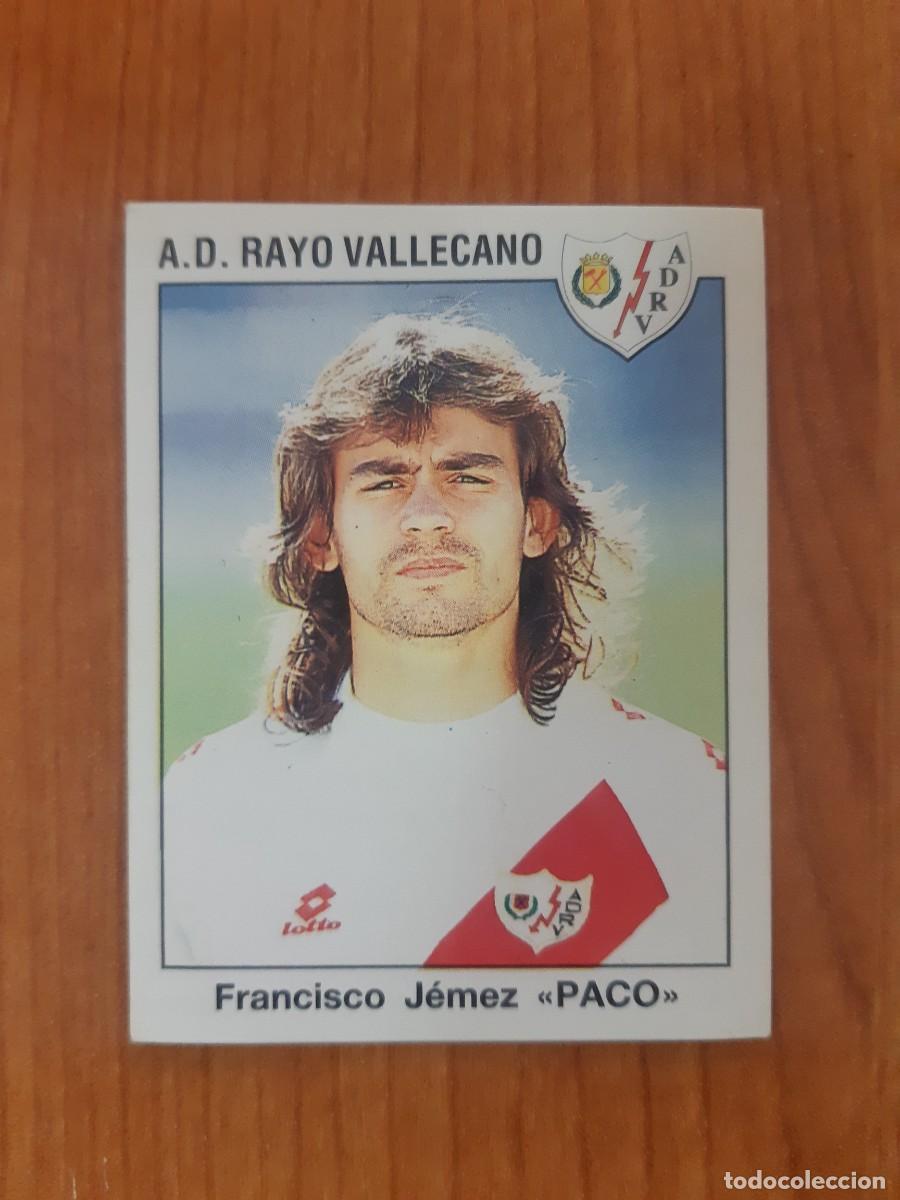 Fu&szlig;ball-Sticker: N&deg;230 Paco Jemez (Rayo Vallecano) Estrellas Liga 93-94 PANINI. Nunca pegado, sin pegar