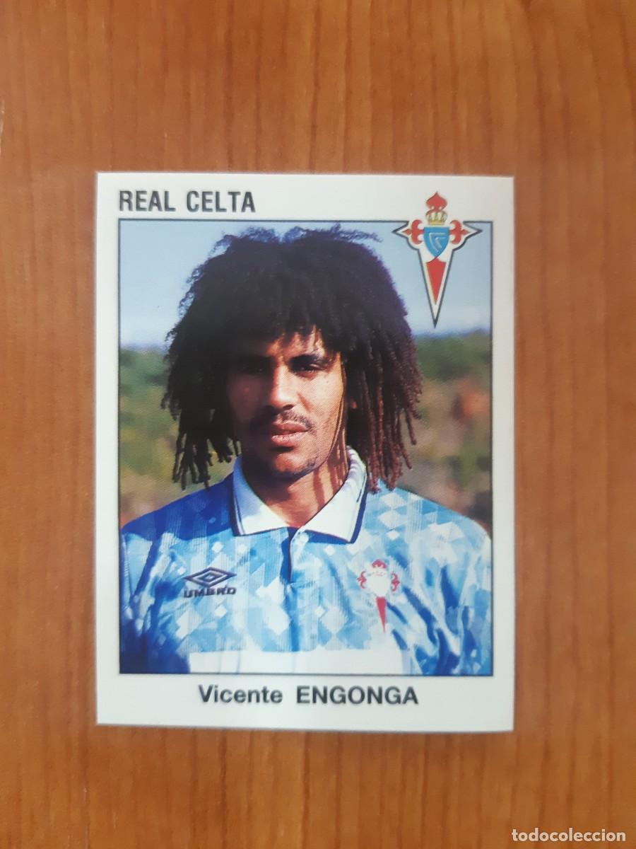 Fu&szlig;ball-Sticker: N&deg;101 Vicente Engonga (Celta Vigo) Estrellas Liga 93-94 PANINI. Nunca pegado, sin pegar