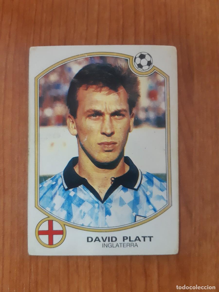 Fu&szlig;ball-Sticker: N&deg;208 David Platt (Inglaterra) Estrellas Liga 92-93 PANINI. Nunca pegado, sin pegar