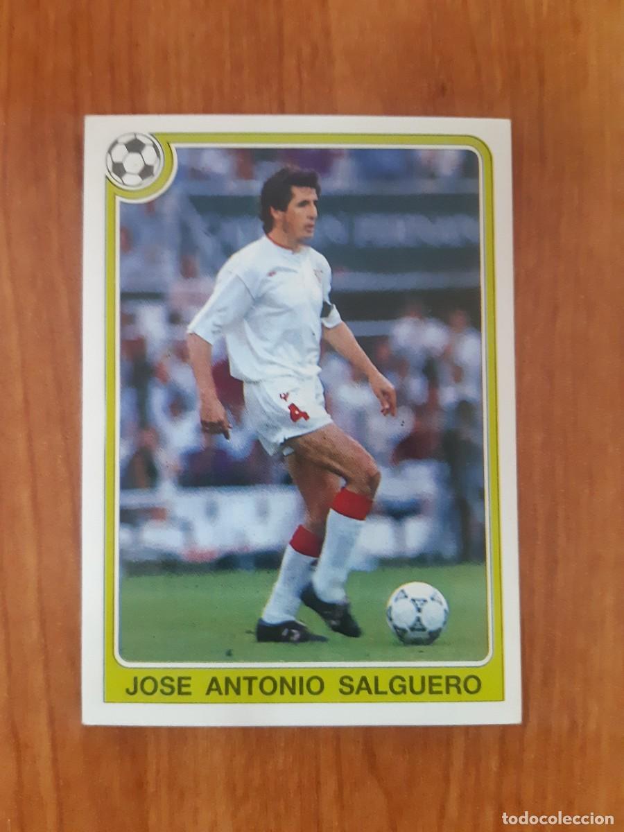 Fu&szlig;ball-Sticker: N&deg;77 Salguero (Sevilla) Estrellas Liga 92-93 PANINI. Nunca pegado, sin pegar