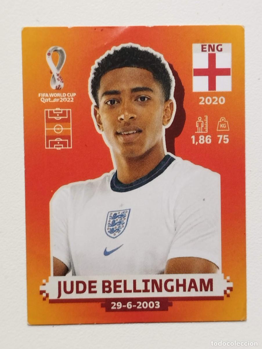 Fu&szlig;ball-Sticker: CROMO STICKER EDICION PANINI ARGENTINA MUNDIAL QATAR 2022 JUDE BELLINGHAM ENG10 ENG 10 INGLATERRA