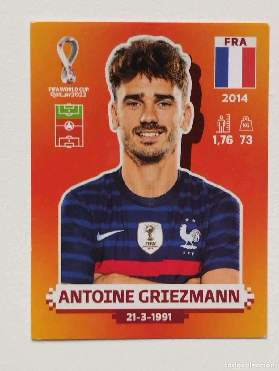 Fu&szlig;ball-Sticker: CROMO STICKER EDICION PANINI ARGENTINA MUNDIAL QATAR 2022 GRIEZMANN FRA17 FRA 17 FRANCIA