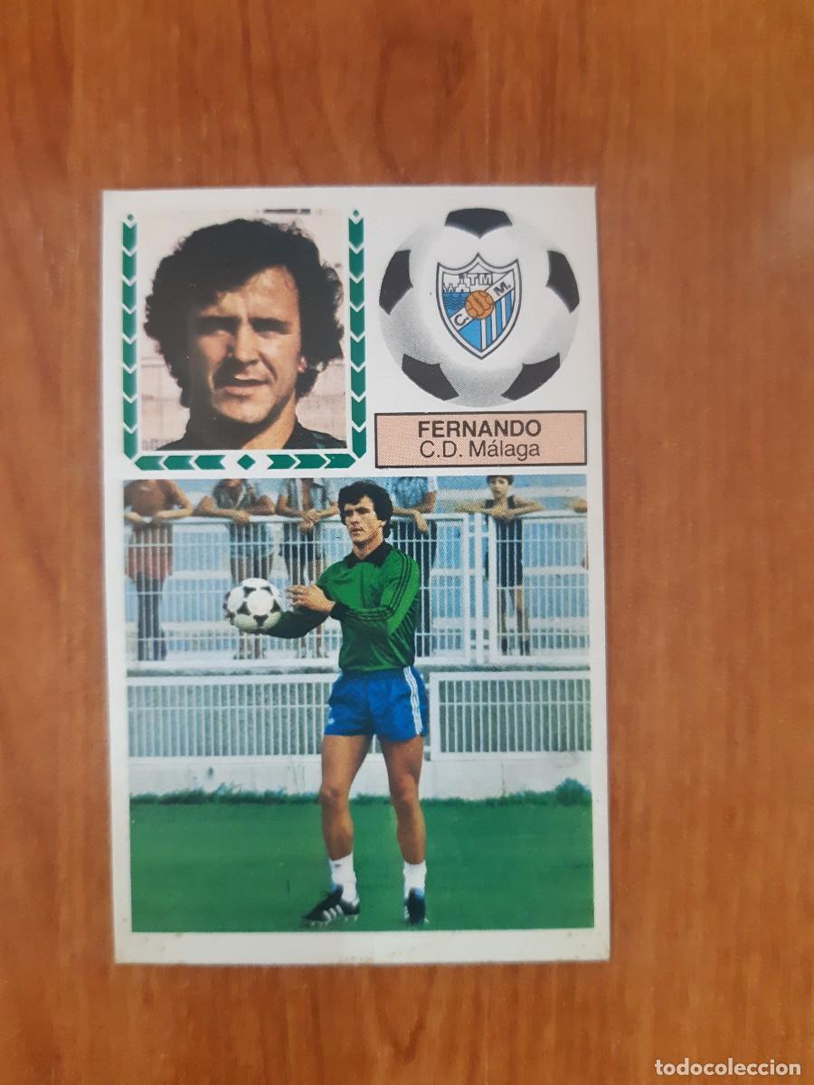 Fu&szlig;ball-Sticker: Fernando (M&aacute;laga) Liga 83-84 ESTE. Nunca pegado, sin pegar