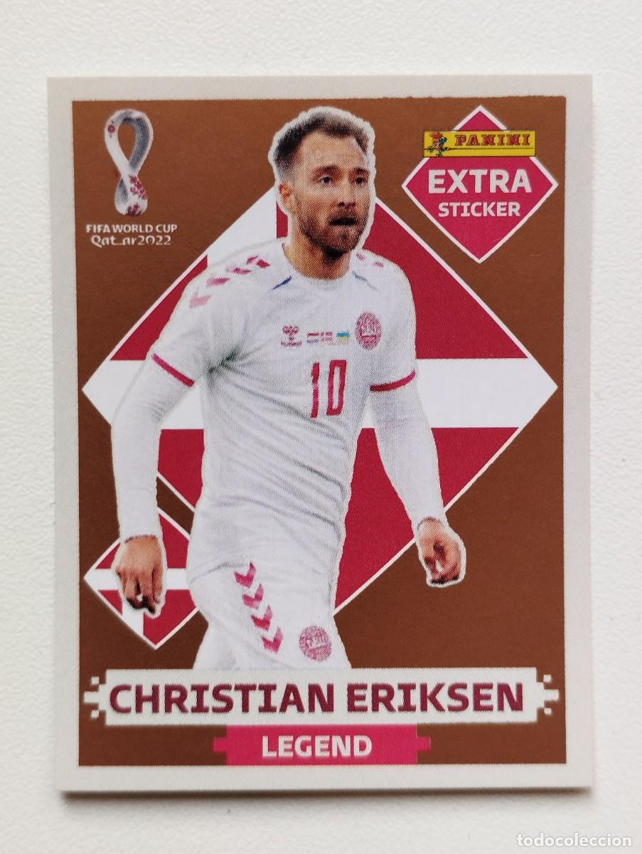 Cromos de Futebol: CROMO STICKER EXTRA BRONCE EDICION PANINI ARGENTINA WORLD CUP QATAR 2022 ERIKSEN LEGEND DINAMARCA