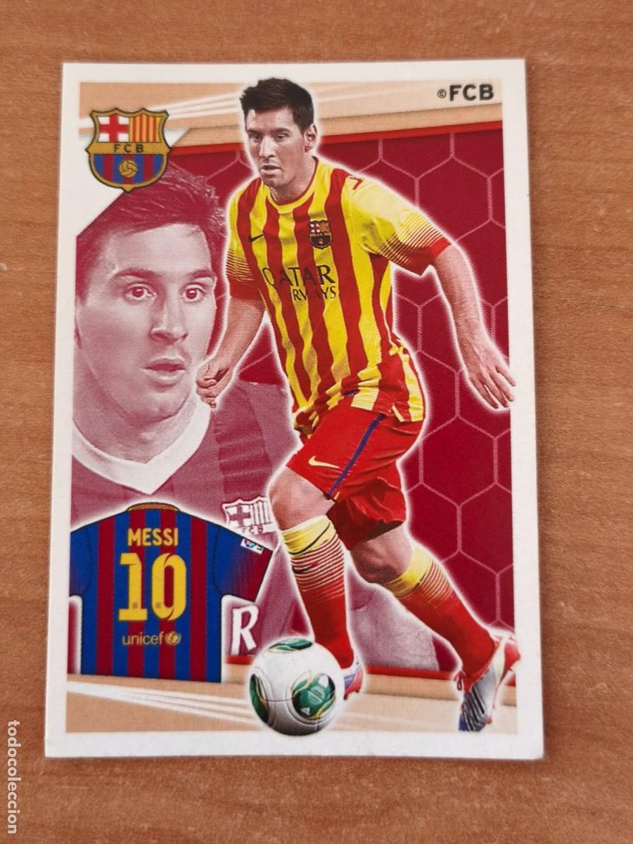 Figurine di Calcio: messi 2013 14, coleccion oficial barcelona