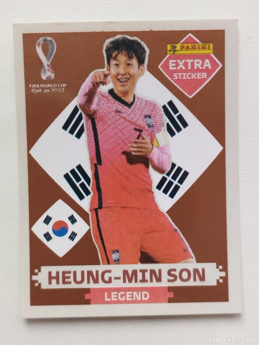 Cromos de Futebol: CROMO STICKER EXTRA BRONCE EDICION PANINI ARGENTINA WORLD CUP QATAR 2022 HEUNG-MIN SON COREA DEL SUR