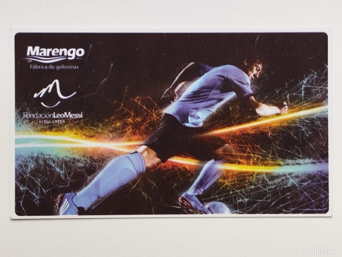 Cromos de f&uacute;tbol: RARA TARJETA COLECCIONABLE FUNDACION LEO MESSI - ARGENTINA 2015