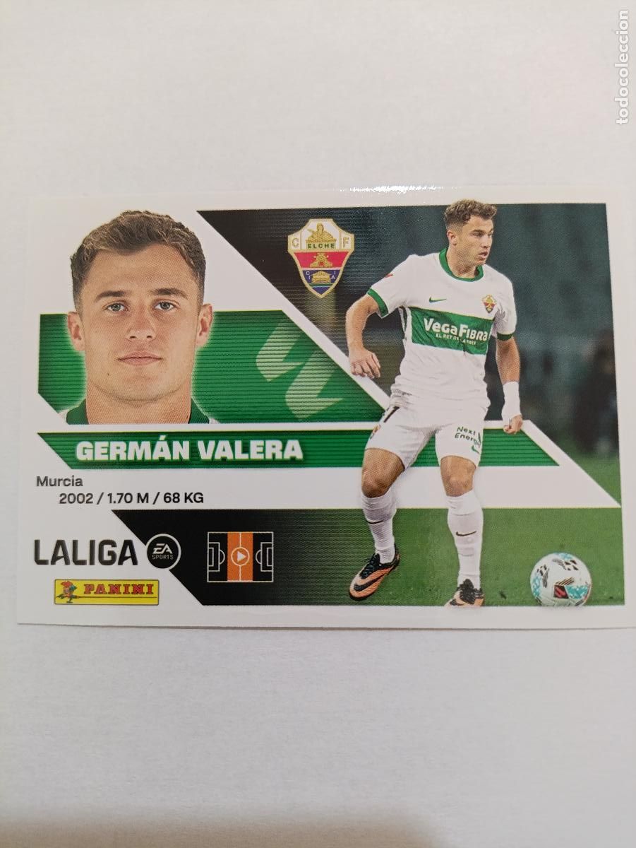 Cromos de Futebol: LIGA ESTE 2026 2027 ELCHE FC GERMAN VALERA N&ordm;10