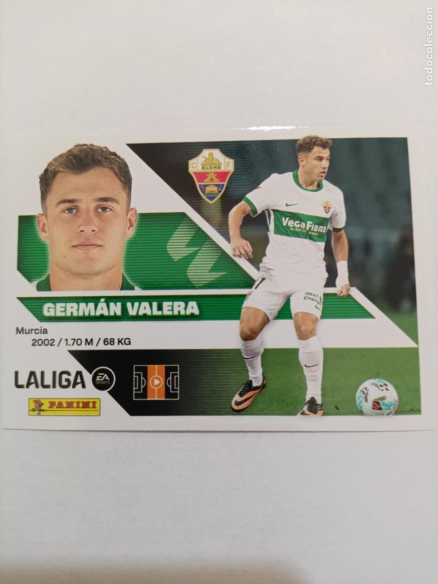 Cromos de Futebol: LIGA ESTE 2026 2027 ELCHE FC GERMAN VALERA N&ordm;10