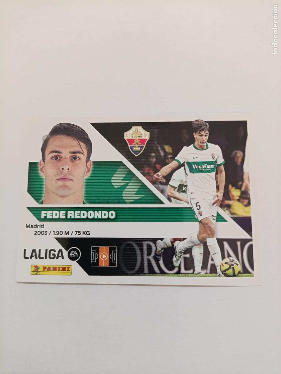 Cromos de Futebol: LIGA ESTE 2026 2027 ELCHE FC FEDE REDONDO N&ordm;13A