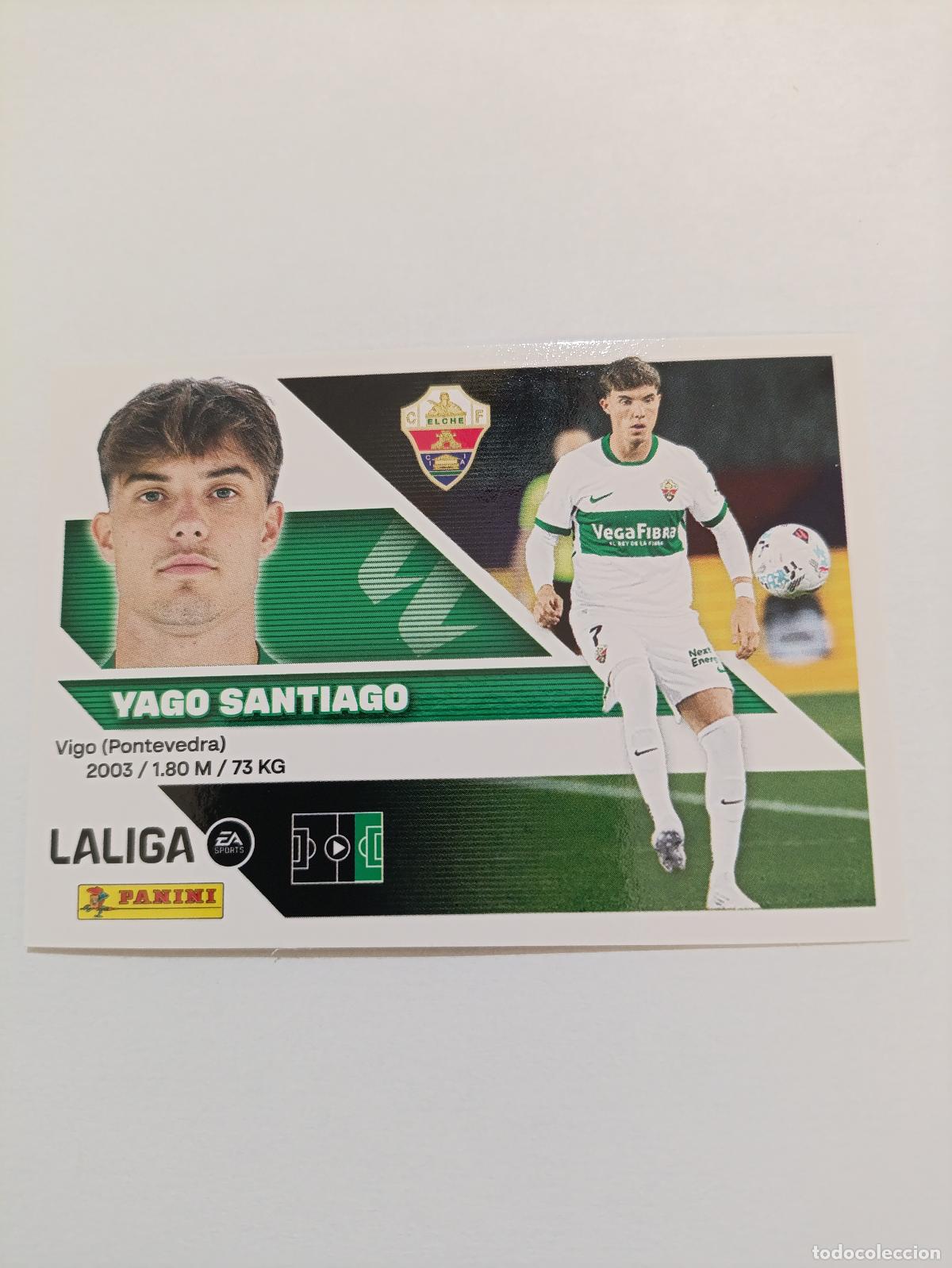 Cartes &agrave; collectionner de Football: LIGA ESTE 2026 2027 ELCHE FC YAGO SANTIAGO N&ordm;20