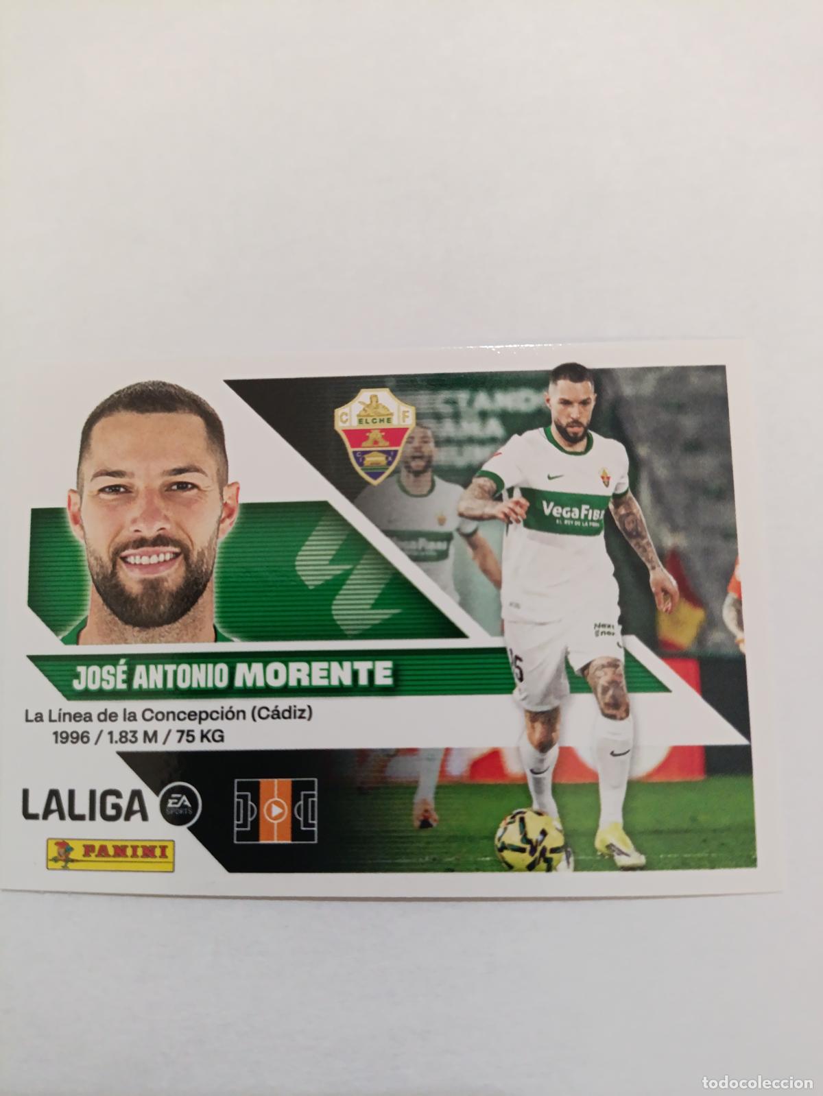 Football Stickers: LIGA ESTE 2026 2027 ELCHE CF MORENTE N&ordm;16