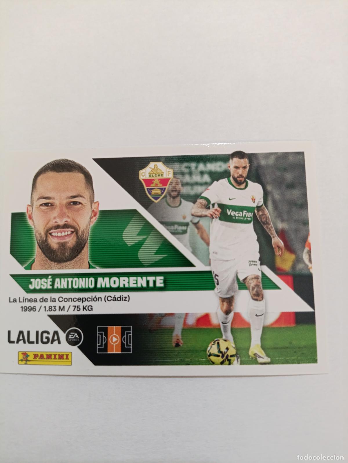 Cromos de Futebol: LIGA ESTE 2026 2027 ELCHE CF MORENTE N&ordm;16