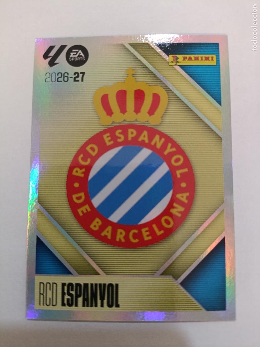 Figurine di Calcio: LIGA ESTE 2026 2027 RCD ESPAYOL ESCUDO N&ordm;1