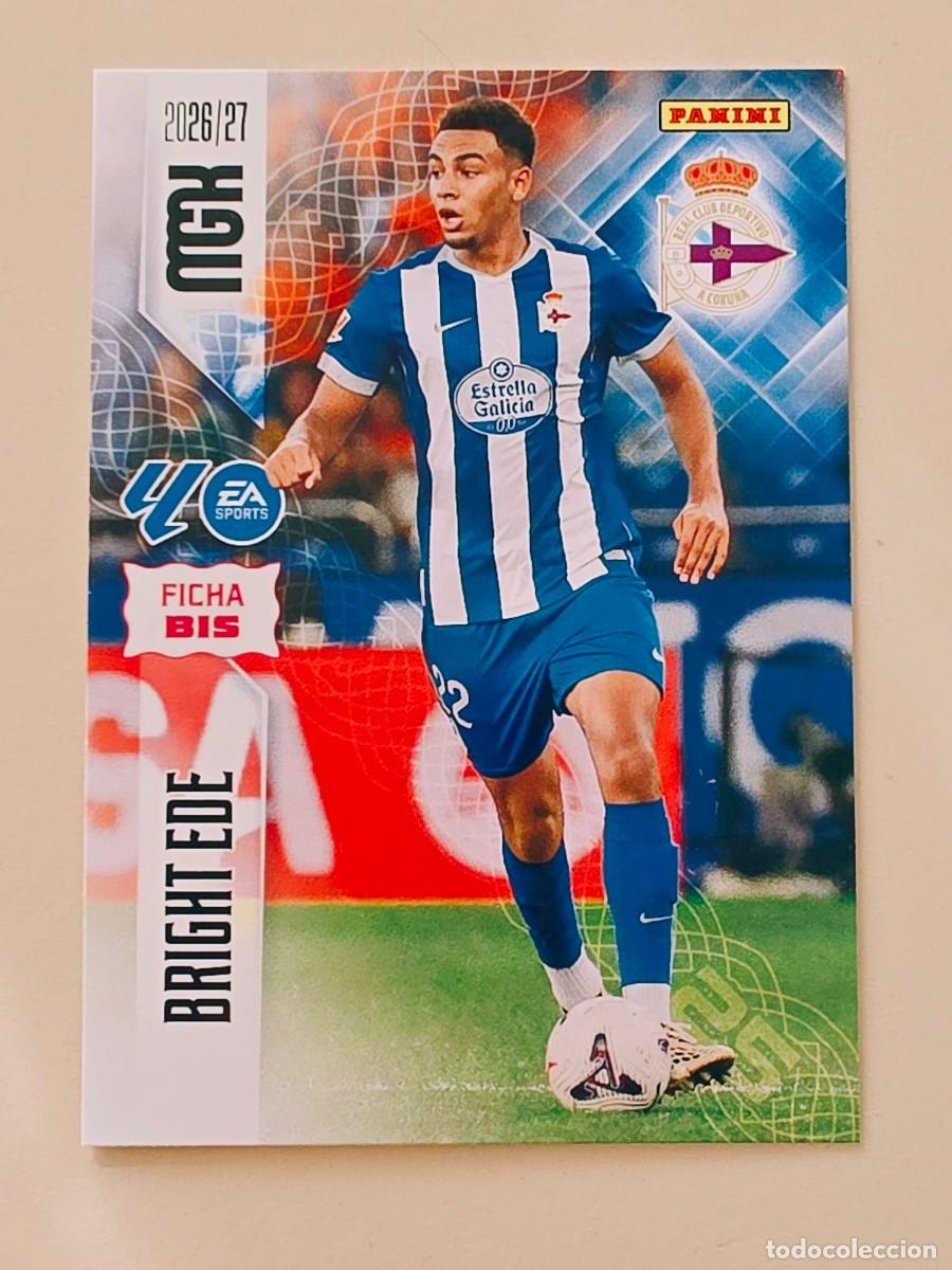 Figurine di Calcio: 133 BIS Bright Ede, Deportivo de A Coru&ntilde;a, Nueva Ficha BIS, Panini Megacracks MGK 2026 2027 26 27