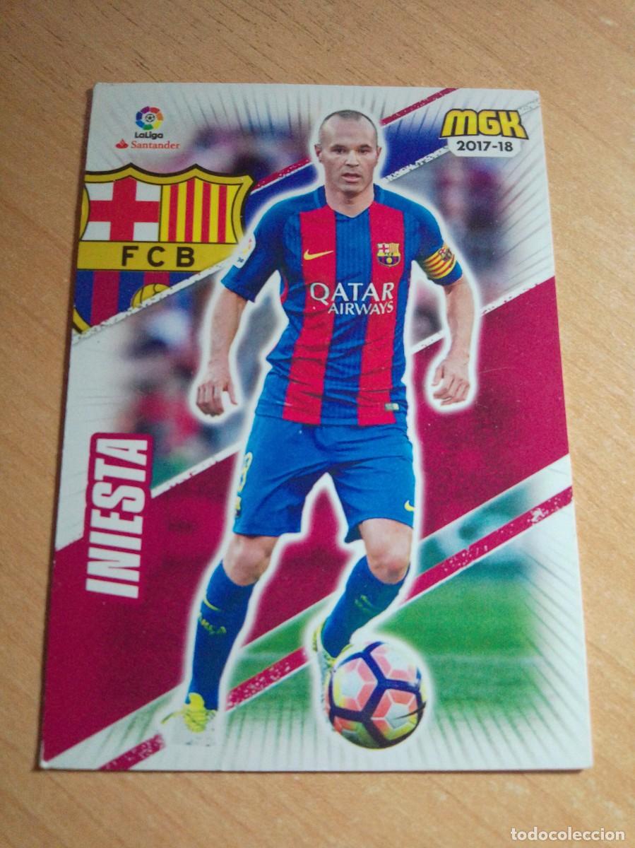 Figurine di Calcio: 94 INIESTA DEL BARCELONA PANINI MEGACRACKS 17-18 MGKS 2017-2018