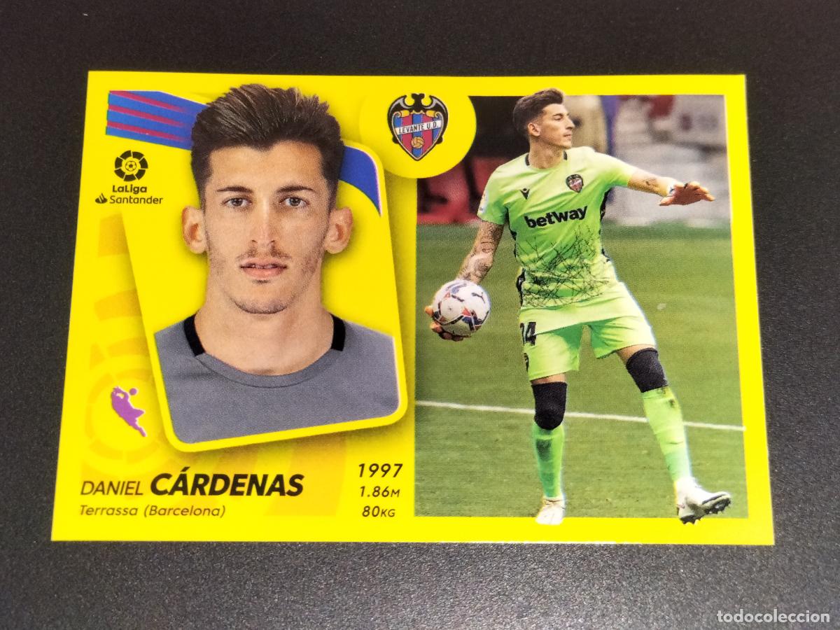 Figurine di Calcio: N&ordm; 6 CARDENAS LEVANTE CROMOS LALIGA SANTANDER ESTE LIGA FUTBOL 2021 2022 21 22 PANINI