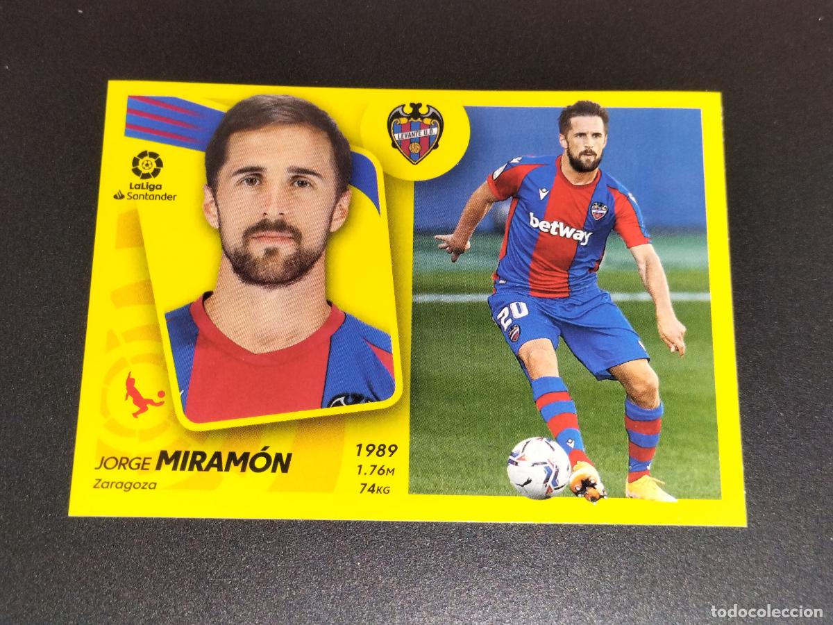 Figurine di Calcio: N&ordm; 7 A MIRAMON LEVANTE CROMOS LALIGA SANTANDER ESTE LIGA FUTBOL 2021 2022 21 22 PANINI