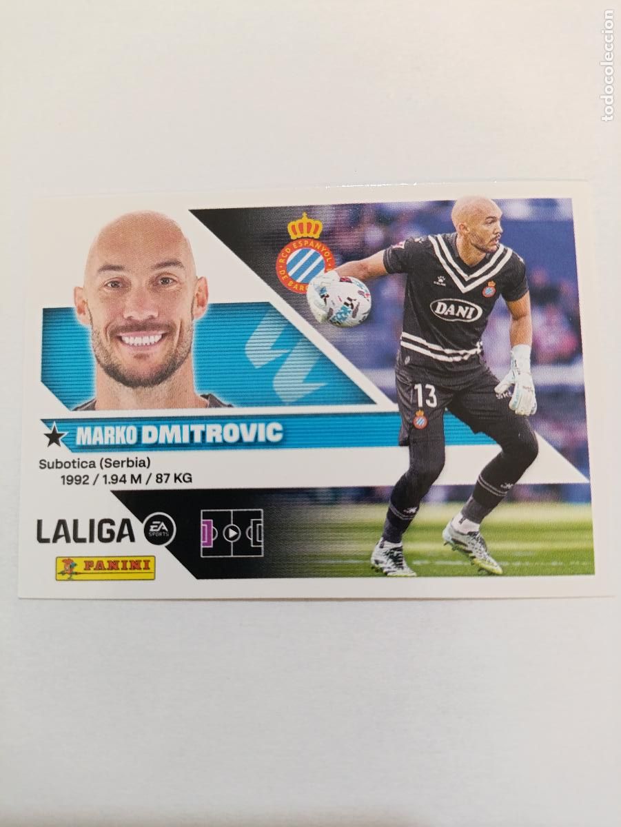 Figurine di Calcio: LIGA ESTE 2026 2027 RCD ESPAYOL DMITROVIC N&ordm;3
