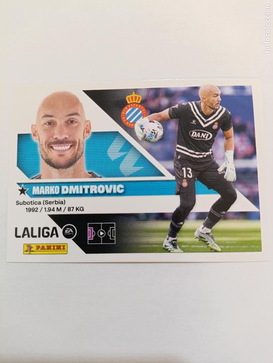 Figurine di Calcio: LIGA ESTE 2026 2027 RCD ESPAYOL DMITROVIC N&ordm;3