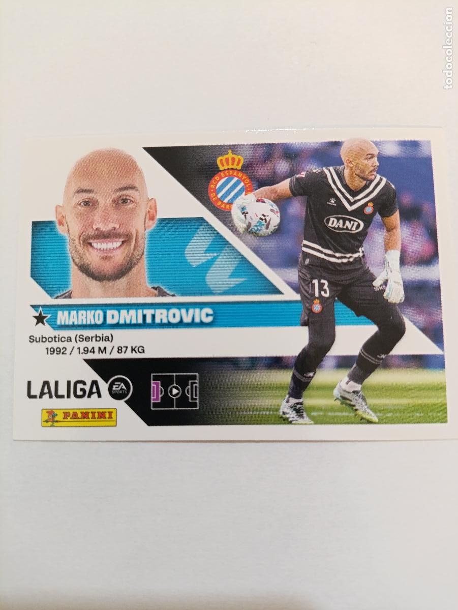 Figurine di Calcio: LIGA ESTE 2026 2027 RCD ESPAYOL DMITROVIC N&ordm;3