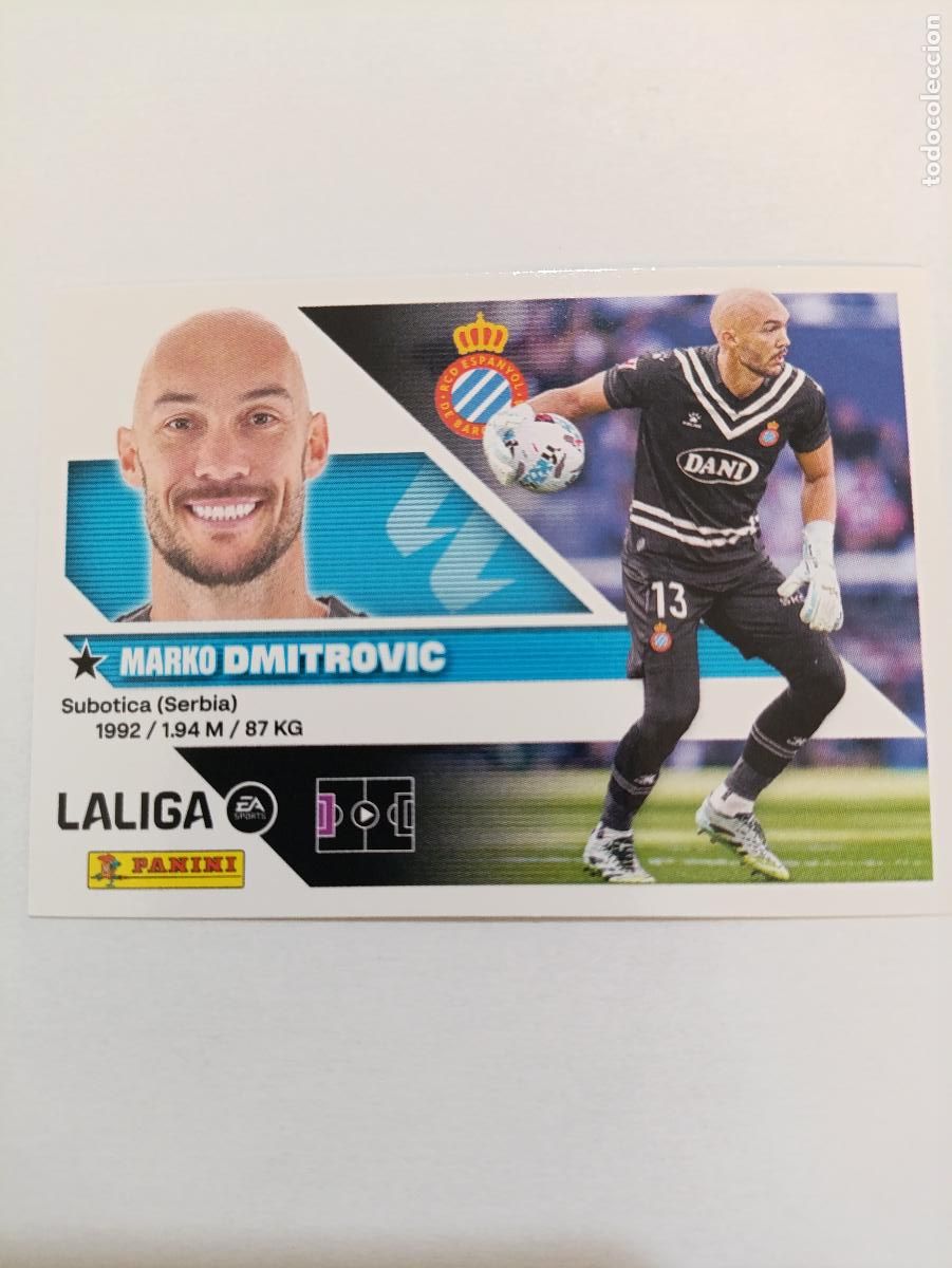Figurine di Calcio: LIGA ESTE 2026 2027 RCD ESPAYOL DMITROVIC N&ordm;3