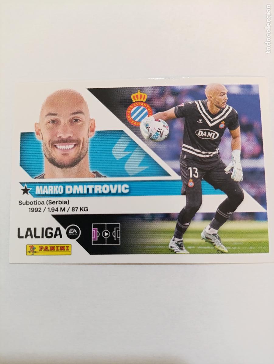 Figurine di Calcio: LIGA ESTE 2026 2027 RCD ESPAYOL DMITROVIC N&ordm;3