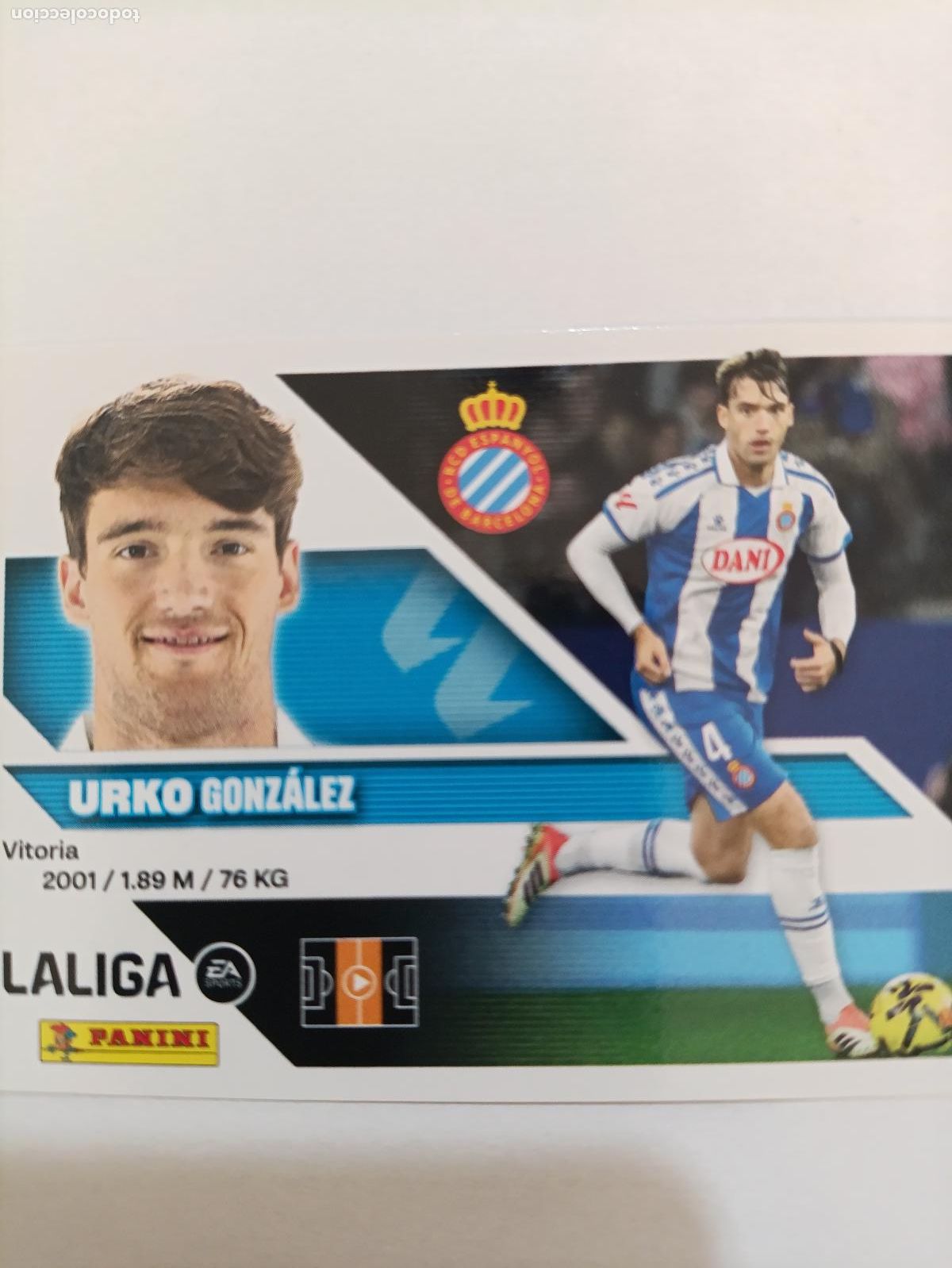 Cromos de Futebol: LIGA ESTE 2026 2027 RCD ESPAYOL URKO N&ordm;12