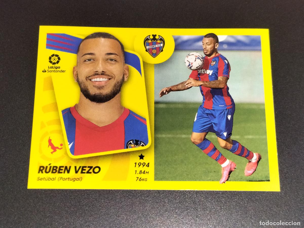 Cromos de Futebol: N&ordm; 10 A RUBEN VEZO LEVANTE CROMOS LALIGA SANTANDER ESTE LIGA FUTBOL 2021 2022 21 22 PANINI