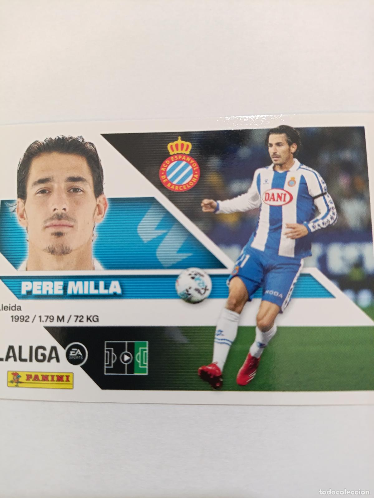 Fu&szlig;ball-Sticker: LIGA ESTE 2026 2027 RCD ESPAYOL PERE MILLA N&ordm;17