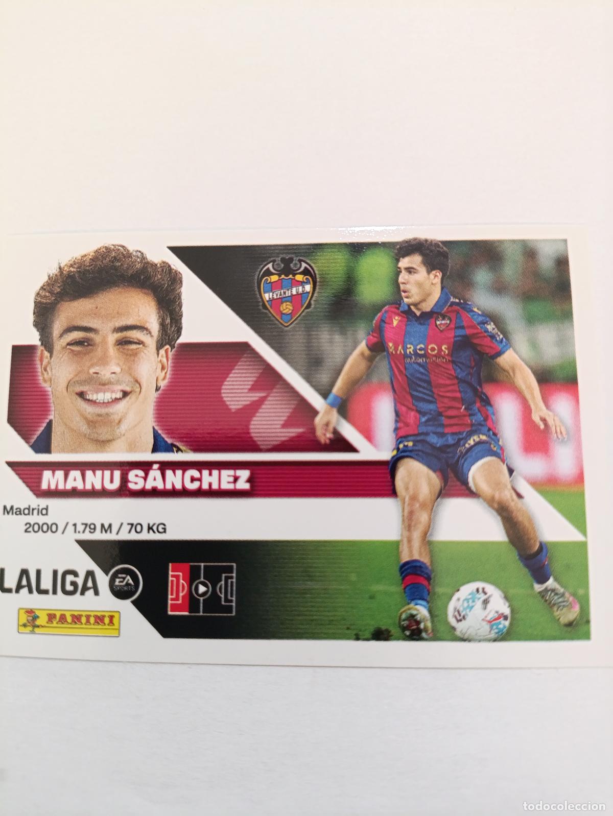 Fu&szlig;ball-Sticker: LIGA ESTE 2026 2027 LEVANTE UD MANU SANCHEZ N&ordm;9