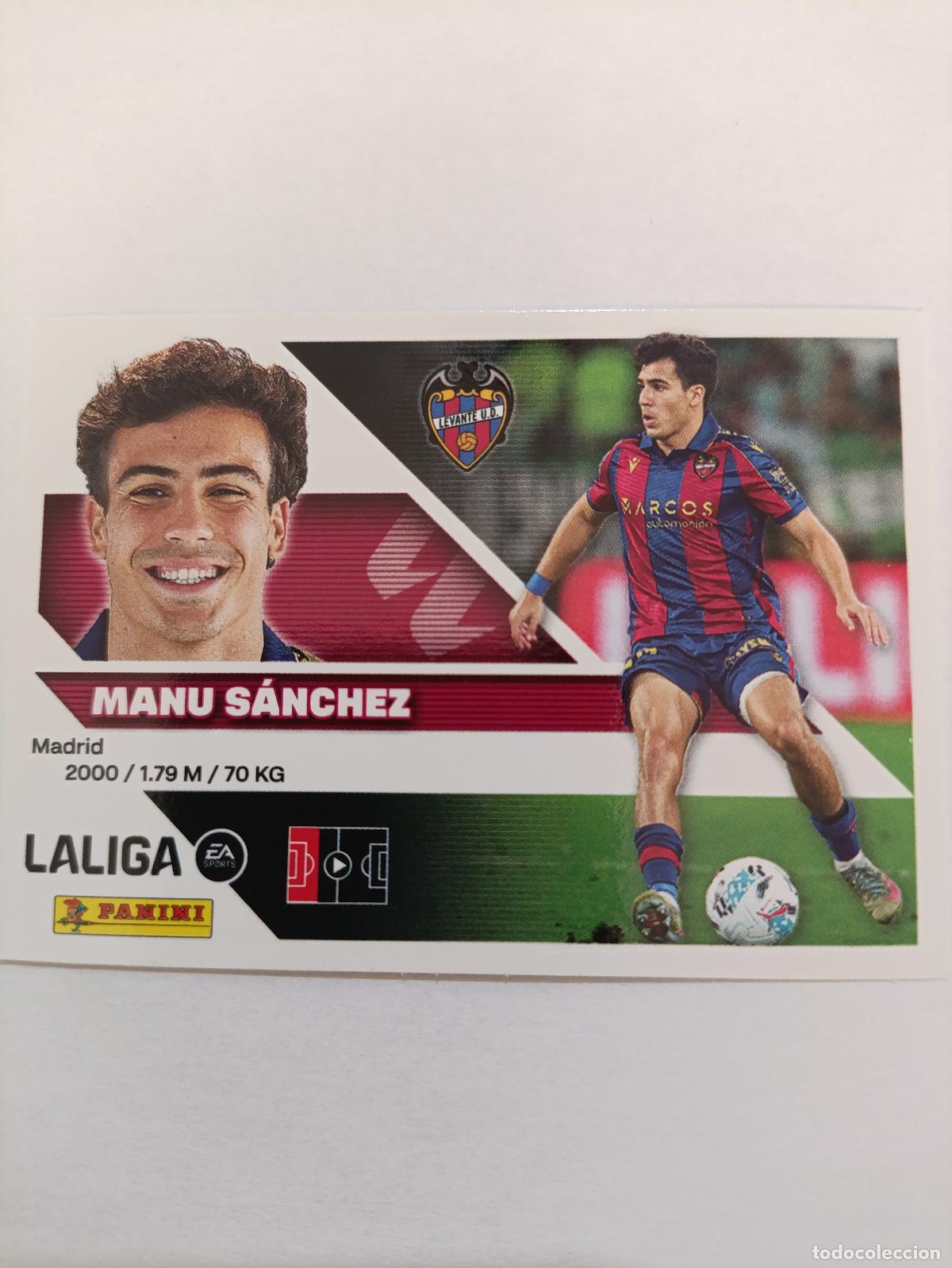 Fu&szlig;ball-Sticker: LIGA ESTE 2026 2027 LEVANTE UD MANU SANCHEZ N&ordm;9