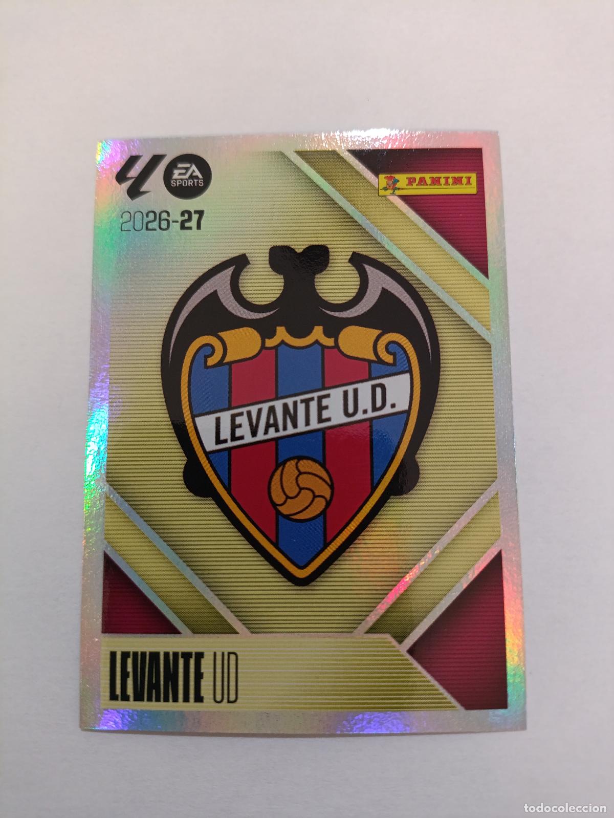 Figurine di Calcio: LIGA ESTE 2026 2027 LEVANTE UD ESCUDO N&ordm;1