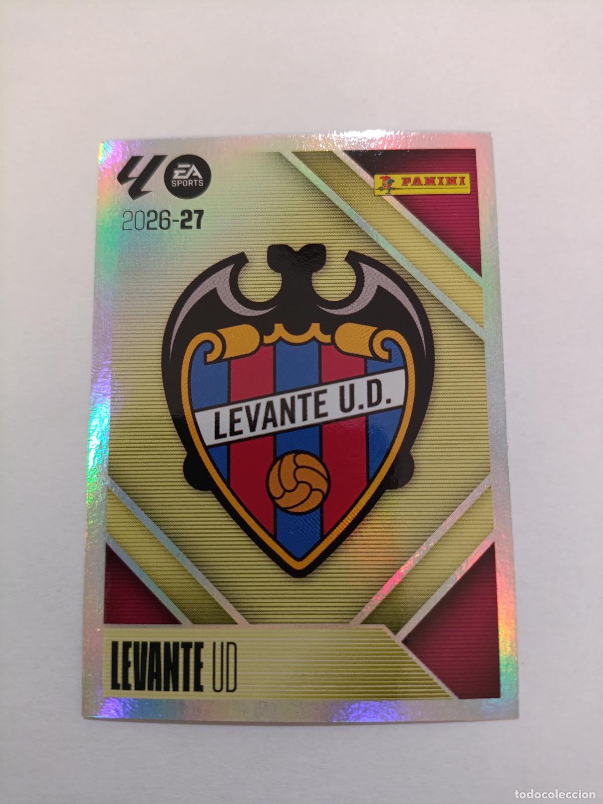 Figurine di Calcio: LIGA ESTE 2026 2027 LEVANTE UD ESCUDO N&ordm;1