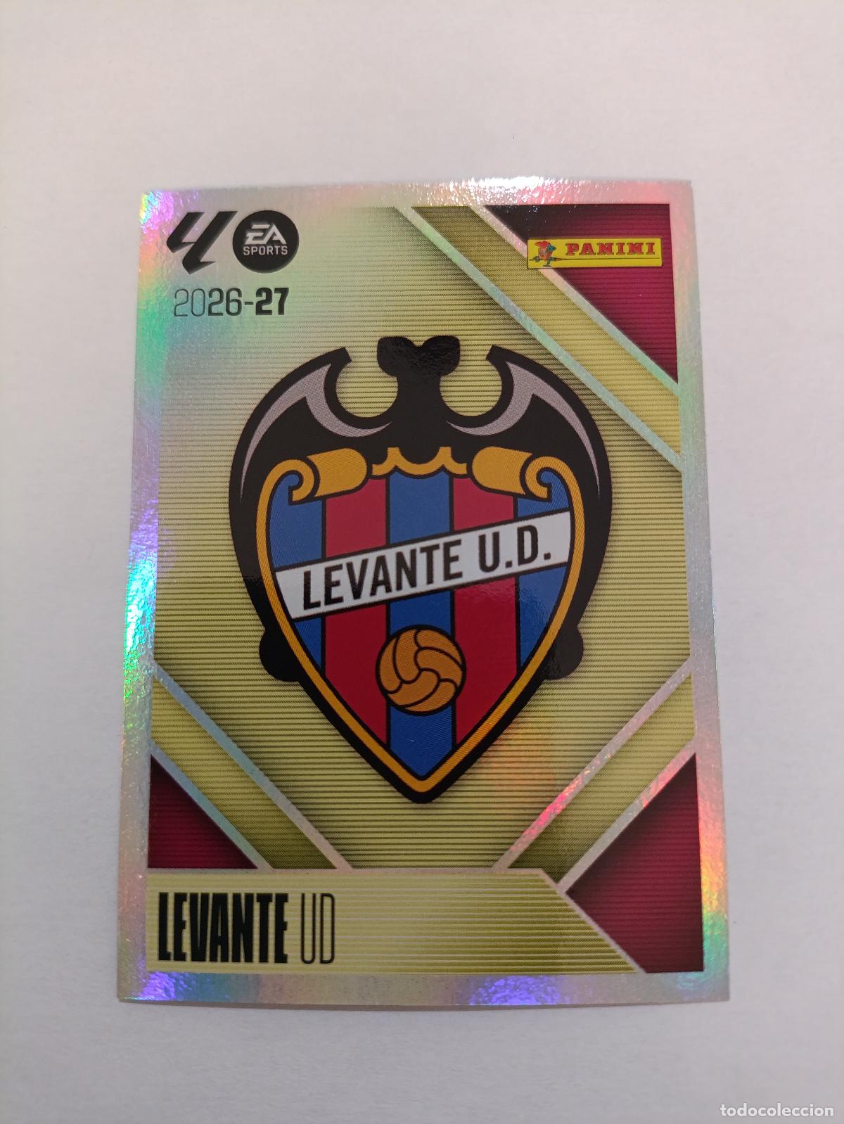 Figurine di Calcio: LIGA ESTE 2026 2027 LEVANTE UD ESCUDO N&ordm;1