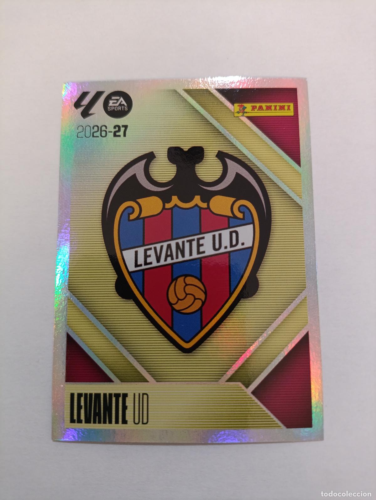 Figurine di Calcio: LIGA ESTE 2026 2027 LEVANTE UD ESCUDO N&ordm;1