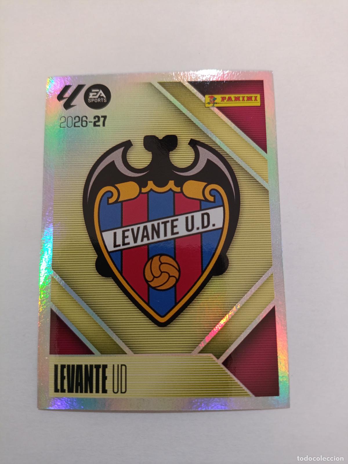 Figurine di Calcio: LIGA ESTE 2026 2027 LEVANTE UD ESCUDO N&ordm;1