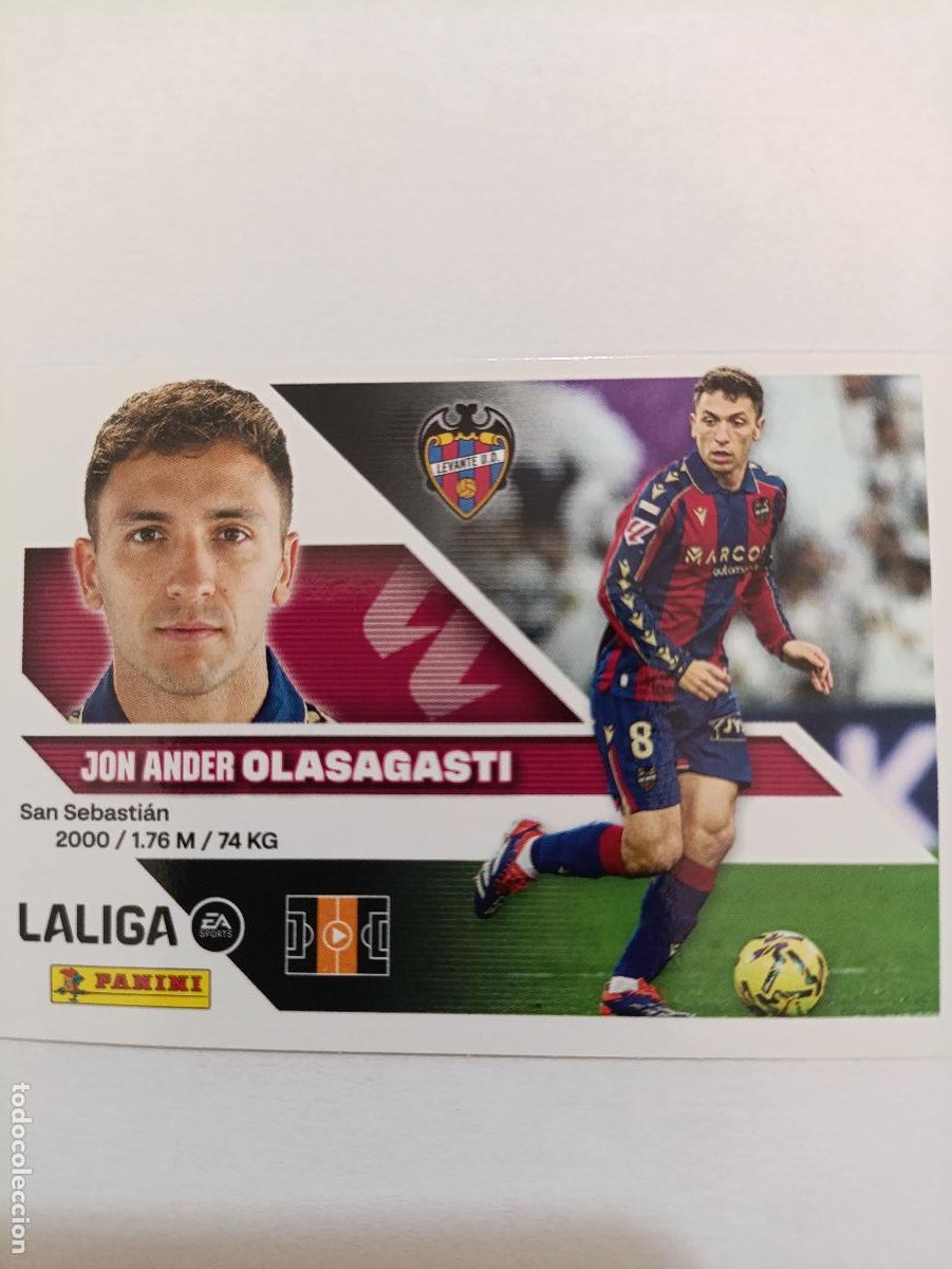 Figurine di Calcio: LIGA ESTE 2026 2027 LEVANTE UD OLASAGASTI N&ordm;12