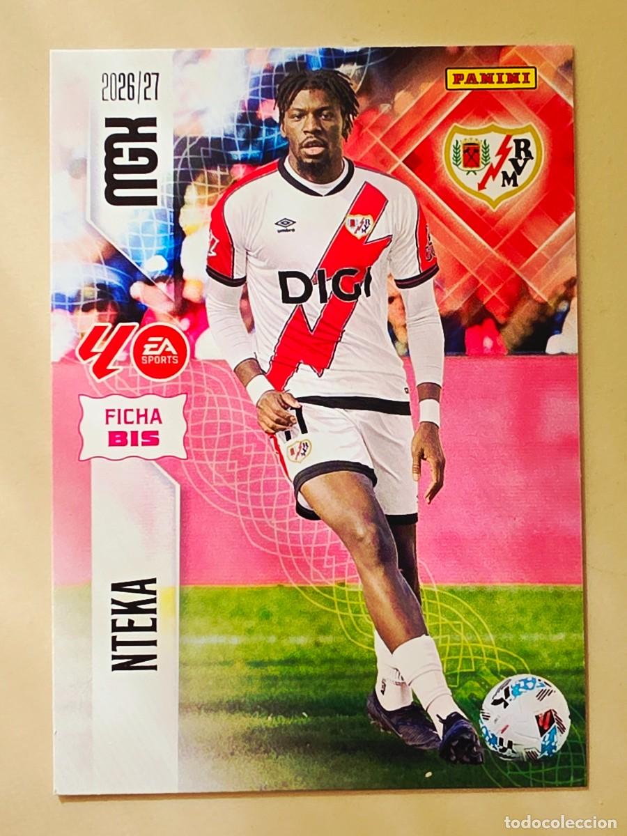 Figurine di Calcio: 297 BIS Randy Nteka, Rayo Vallecano, Nueva Ficha BIS, Panini Megacracks MGK 2026 2027 26 27