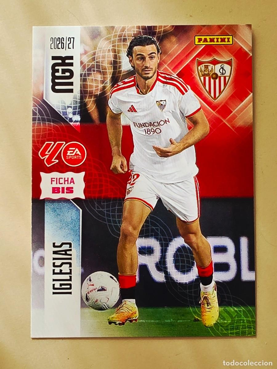 Football Stickers: 329 BIS Juan Iglesias, Sevilla FC, Nueva Ficha BIS, Panini Megacracks MGK 2026 2027 26 27
