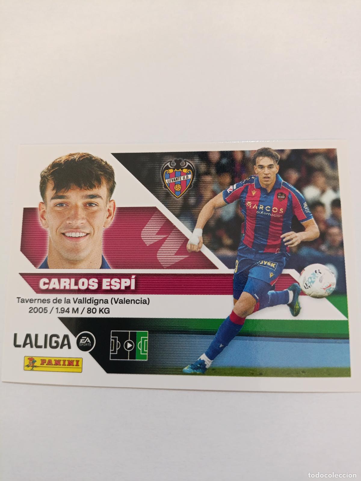 Football Stickers: LIGA ESTE 2026 2027 LEVANTE UD CARLOS ESPI N&ordm; 20