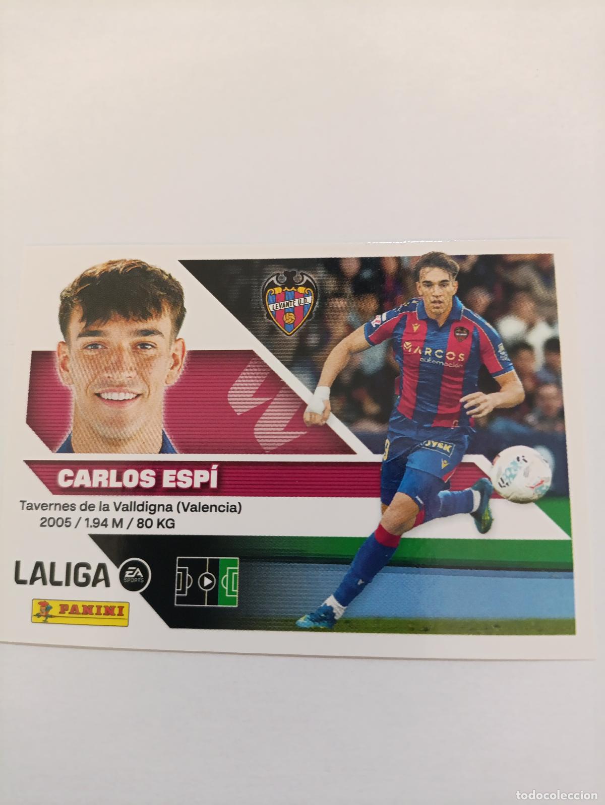 Football Stickers: LIGA ESTE 2026 2027 LEVANTE UD CARLOS ESPI N&ordm; 20