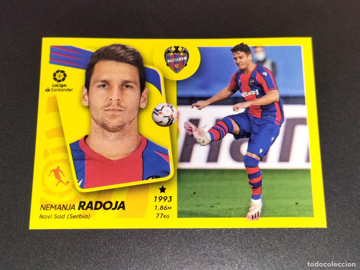 Football Stickers: N&ordm; 12 A RADOJA LEVANTE CROMOS LALIGA SANTANDER ESTE LIGA FUTBOL 2021 2022 21 22 PANINI