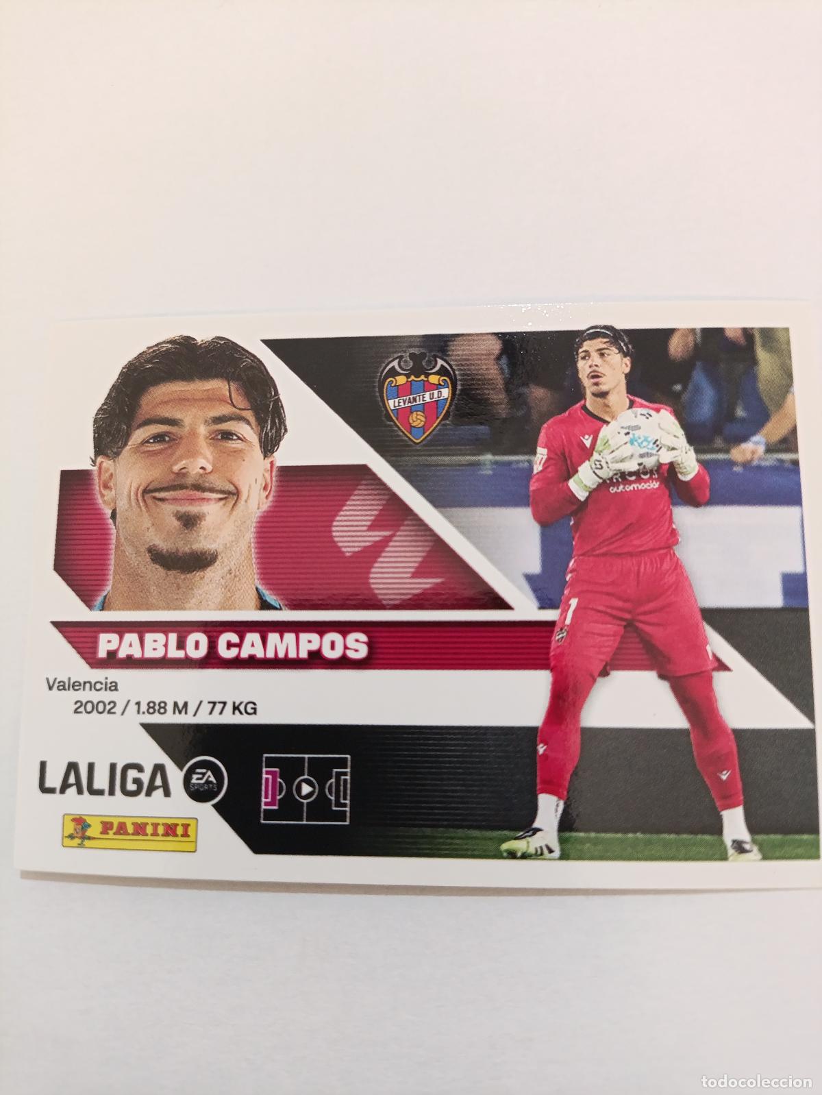 Football Stickers: LIGA ESTE 2026 2027 LEVANTE UD PABLO CAMPOSI N&ordm; 4