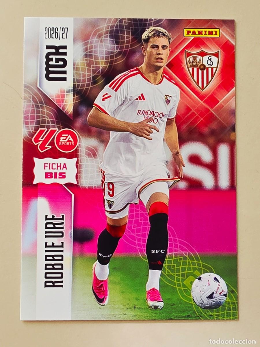 Football Stickers: 341 BIS Robbie Ure, Sevilla FC, Nueva Ficha BIS, Panini Megacracks MGK 2026 2027 26 27