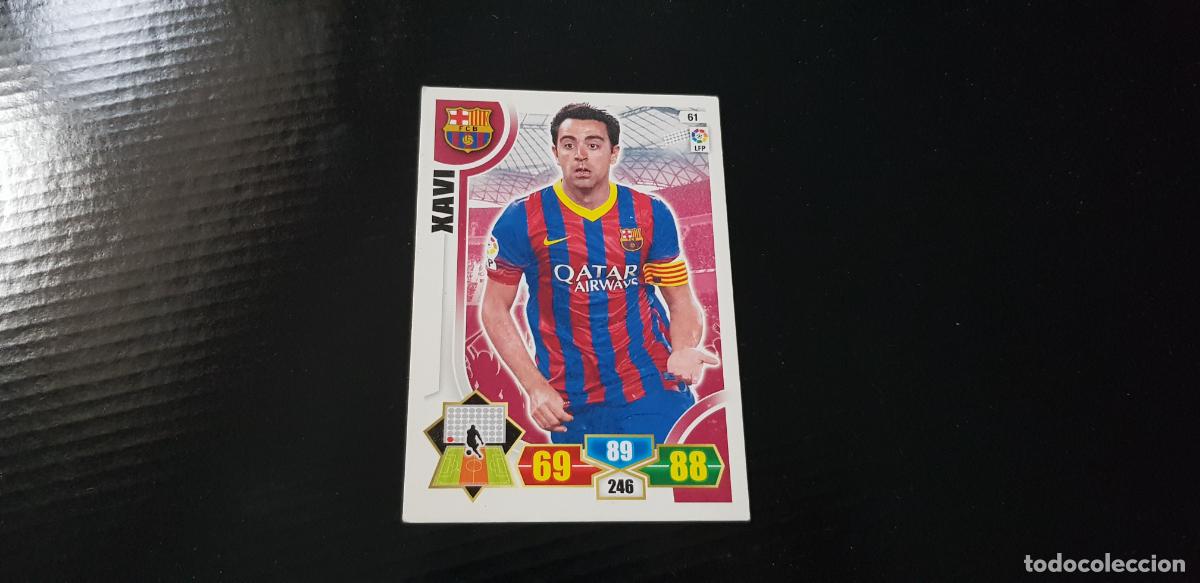 Football Stickers: 61 XAVI - FC BARCELONA 2013 2014 ADRENALYN 13 14 PANINI