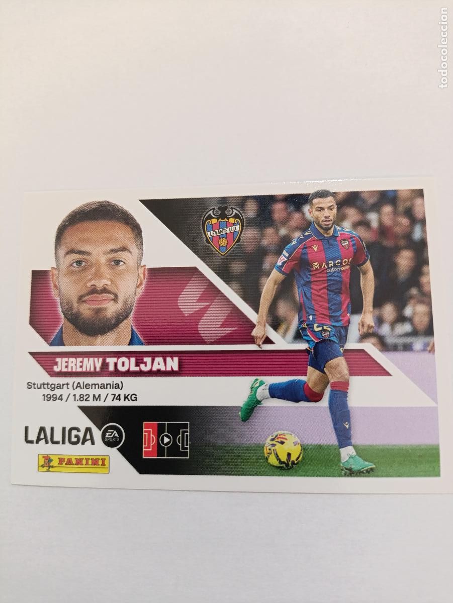 Football Stickers: LIGA ESTE 2026 2027 LEVANTE UD TOLJAN N&ordm; 5
