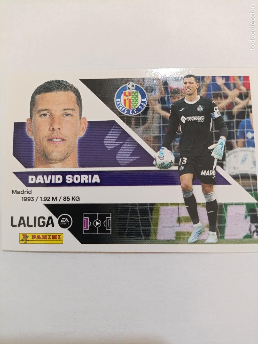 Cartes &agrave; collectionner de Football: LIGA ESTE 2026 2027 GETAFE UD DAVID SORIA N&ordm; 3